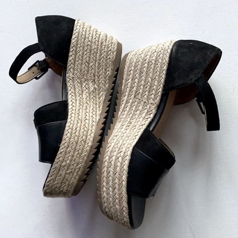 Naturalizer Opal Black‎ Espadrilles Sandals Women's, Size 6M